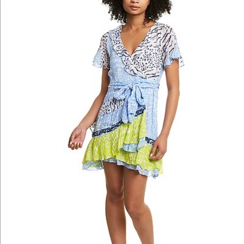 INCREDIBLE DEAL! Tanya Taylor Bianka Silk-Blend Mini Dress